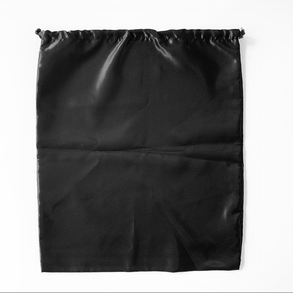 ACNE STUDIO | 1PC CANVAS DUST BAG BIG WITH DRAWSTRING ORIGINAL LOGO BLACK - Picture 2 of 7